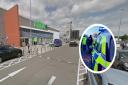 The incident happened in the car park of the Asda supermarket in Lowestoft