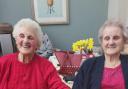 Joan and Pat Kirton celebrate their 98th birthday. Picture: Oulton Park Care Centre