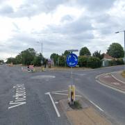Victoria Road with its junction with Colville Road will be closed for several hours this evening.