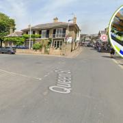 Queen Street in Southwold. Inset, Suffolk Constabulary are investigating. Picture: Google Images/Newsquest