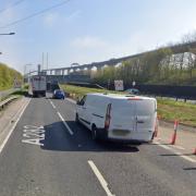 The offence took place on the A282 Dartford Tunnel Approach Road
