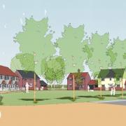 A visualisation of the garden village on the North Of Lowestoft consultation website. Picture: www.northoflowestoft.co.uk/