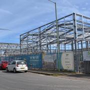 Significant progress is being made at the site of The Nexus development in Lowestoft. Picture: Mick Howes