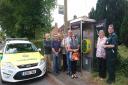 A community Public Access Defibrillator has been installed in a phone box at Ringsfield. Picture: Debbie Mower.