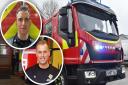 Suffolk firefighters Ben Whale and Neal Mills know exactly what it's like working over the festive period