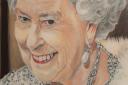 Part of Desmond Baldry's stunning portrait of the Queen.