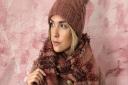 Hat and scarf from Match Clothing. NIKI LOW