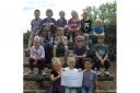 St Mary\'s RC Primary School Purple Day- Members of the School Council