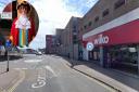 The Wilko store on Gordon Road in Lowestoft that is set to close next week. Inset: Mayor of Lowestoft, Sonia Barker. Picture: Google Images