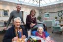 Eric and Denise Woodham celebrate 70 years of marriage at Oulton Broad care home.