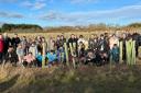 14th Lowestoft Scout Group planted some 650 trees at Woods Meadow Country Park