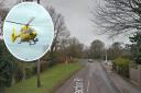 An air ambulance has attended an incident in North Walsham