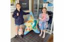 One of the starfish in last year's trail is found by excited children. Picture: Courtesy of Lowestoft Vision
