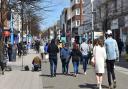 With lockdown restrictions easing, shoppers were out in force in Lowestoft town centre on April 12. Picture: Mick Howes