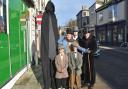 Characters from 'A Christmas Carol' roam the streets of Lowestoft.