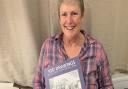 Artist Kate Batchelor with her book '100 Drawings in 100 Days', supporting farming mental health charity YANA (You Are Not Alone)