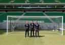 Harrod Sport representatives from Lowestoft in Qatar ahead of the FIFA 2022 World Cup.