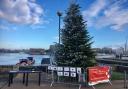 Christmas celebrations in Oulton Broad.