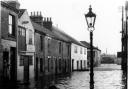 Flooding in St Johns Road, Lowestoft in 1953.