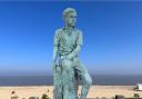 A mock up of the Britten as a boy sculpture earmarked to be unveiled close to Lowestoft seafront. Picture: Britten as a boy