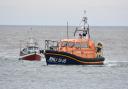 A leisure vessel rescued a fishing boat in Lowestoft