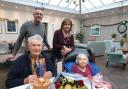 Eric and Denise Woodham celebrate 70 years of marriage at Oulton Broad care home.