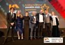 MG Builders (East Anglia) Ltd based in Lowestoft have just won a major National award in the category of 'Best Residential and Small Commercial Builder in the LABC building excellence awards grand final in London. Picture: LABC