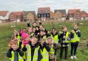 Children from Limes Primary Academy in Oulton Broad helped to plant hundreds of fruit trees in Woods Meadow Country Park.