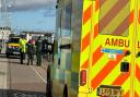 Emergency services were attending an incident in Lowestoft