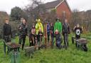 Fruit tree planting at Carlton Colville Community Garden Orchard. Picture: Greener Growth