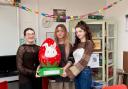 Madison Gayfer, Caitlin Holmes, Emma Reda Foundation Diploma in Art and Design ECC. Picture: Lowestoft Vision