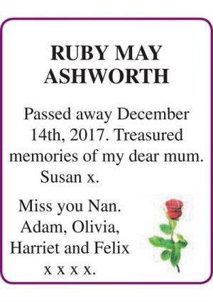 RUBY MAY ASHWORTH