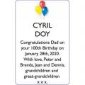 CYRIL DOY