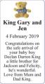 King Gary and Jen