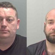 Barry Sharp and Gary Thompson have been jailed for a total of 25 years.