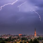 Thunderstorms are expected across Suffolk this weekend