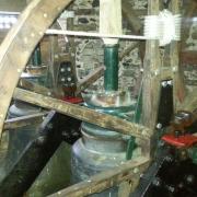The inside of St Mary's church tower in Surlingham which needs repairing.