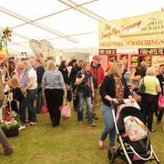 Inside the Adnams Food Hall - a centrepiece of the Suffolk Show