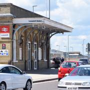 Lowestoft rail station on Denmark Road, Station Square. Picture: James Bass
