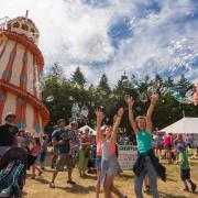 Festival-goers enjoying Latitude 2015. Picture: Paul Bayfield