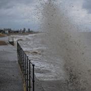 A flood alert has been issued for parts of the Suffolk and Essex coast