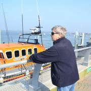 Neill Rush, who made a significant donation to the Thames Class Lifeboat Trust