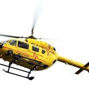 The East Anglian Air Ambulance was called to an emergency in Lowestoft.