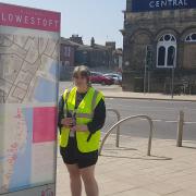 Discover Lowestoft visitor guides Codie Brooks and Sibel Zekai.