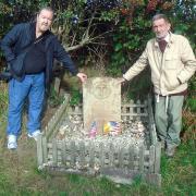 Lowestoft historians Bob Collis and Ivan Bunn.