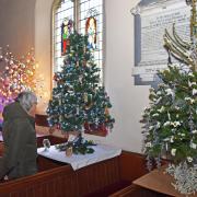 The 2022 Christmas Tree Festival at Somerleyton Church.