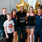 Everyone Active’s Sporting Champions programme, with Colin Jackson (centre). Picture: Everyone Active