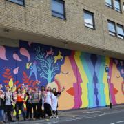 An Art Eat mural in Ipswich by artist Zoe Power. Picture: Iona Hodgson/Art Eat Events