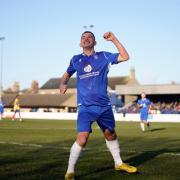 Kyle Haylock celebrates. Picture: Shirley D Whitlow