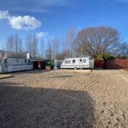 Two adjoining plots of land, one used as a caravan park the other a former scrap metal yard situated in the Pakefield area of Lowestoft, are up for auction. Picture: Auction House East Anglia